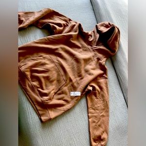 Arden’s hoodie, brown/camel